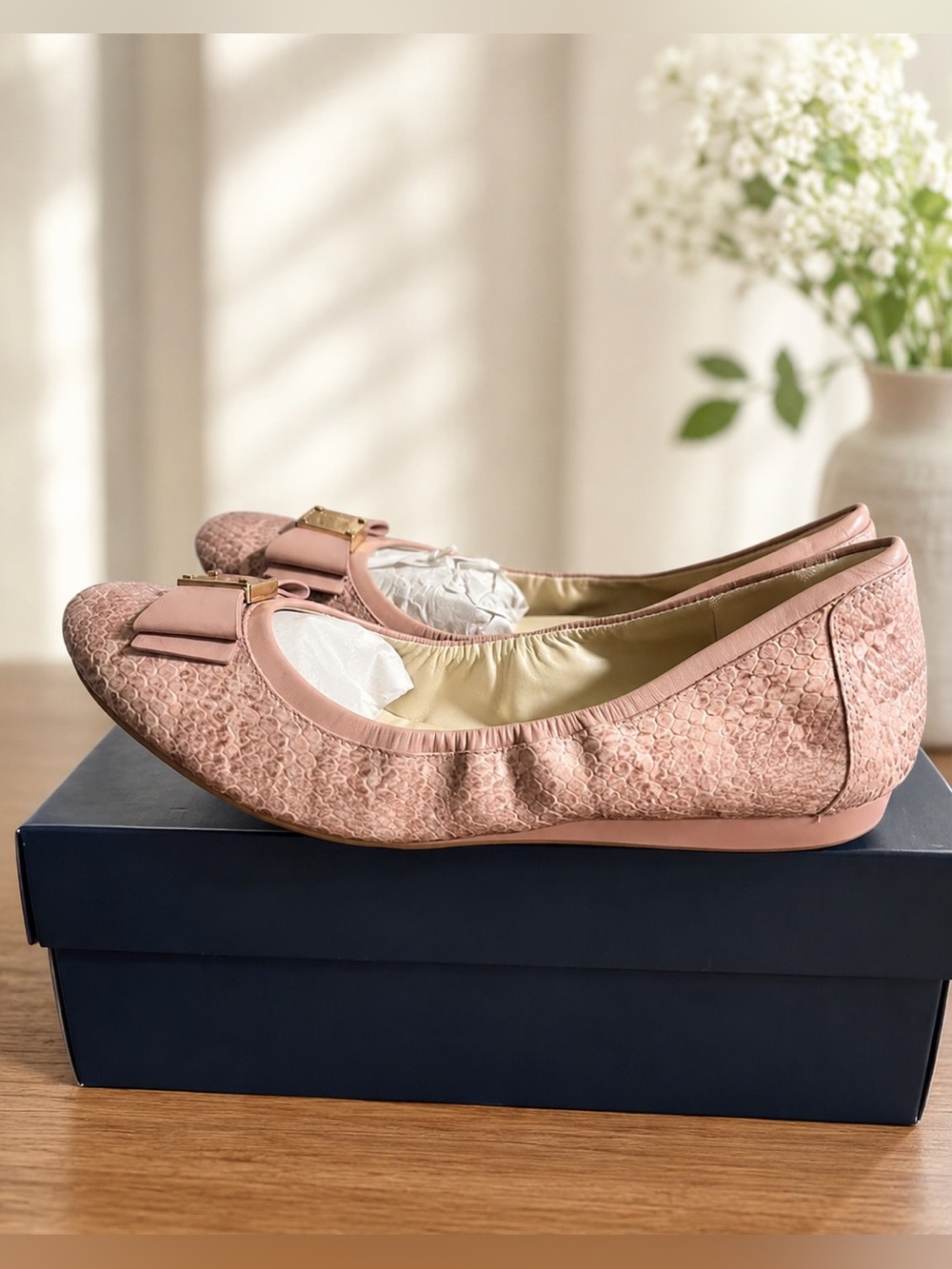 🆕 BRAND NEW COLE HAAN Tali Bow Ballet Flats 8.5